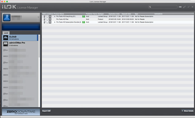 ilok license manager operation in progress