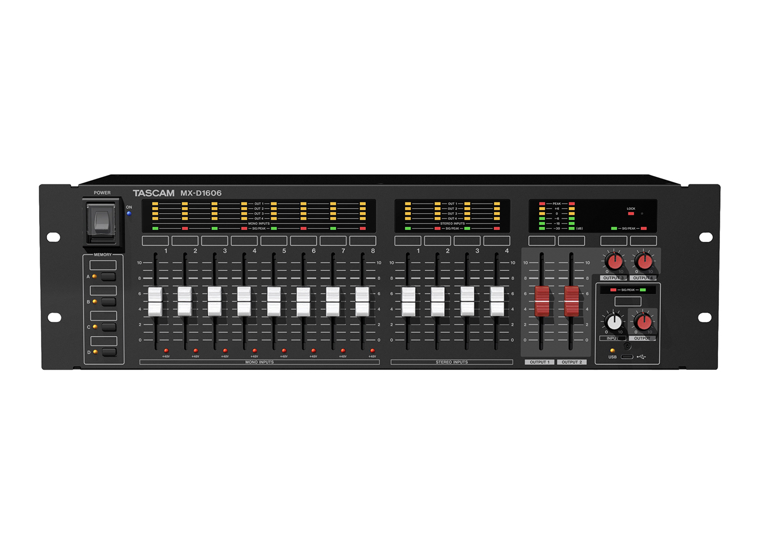 TASCAMがラックマウントデジタルミキサーMX-D1606を新発売! - ROCK ON PRO